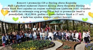 Pročitajte više o članku Zbor Kosjenka promovira prvi album u Domu kulture
