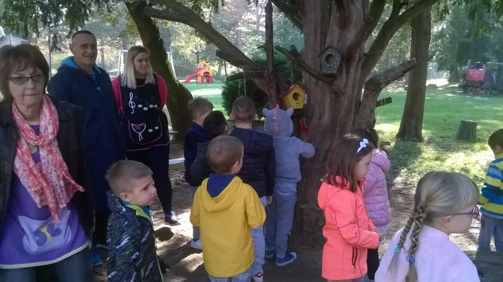 Trenutno pregledavate Pčelice postavile kućice za ptice u dvorištu vrtića