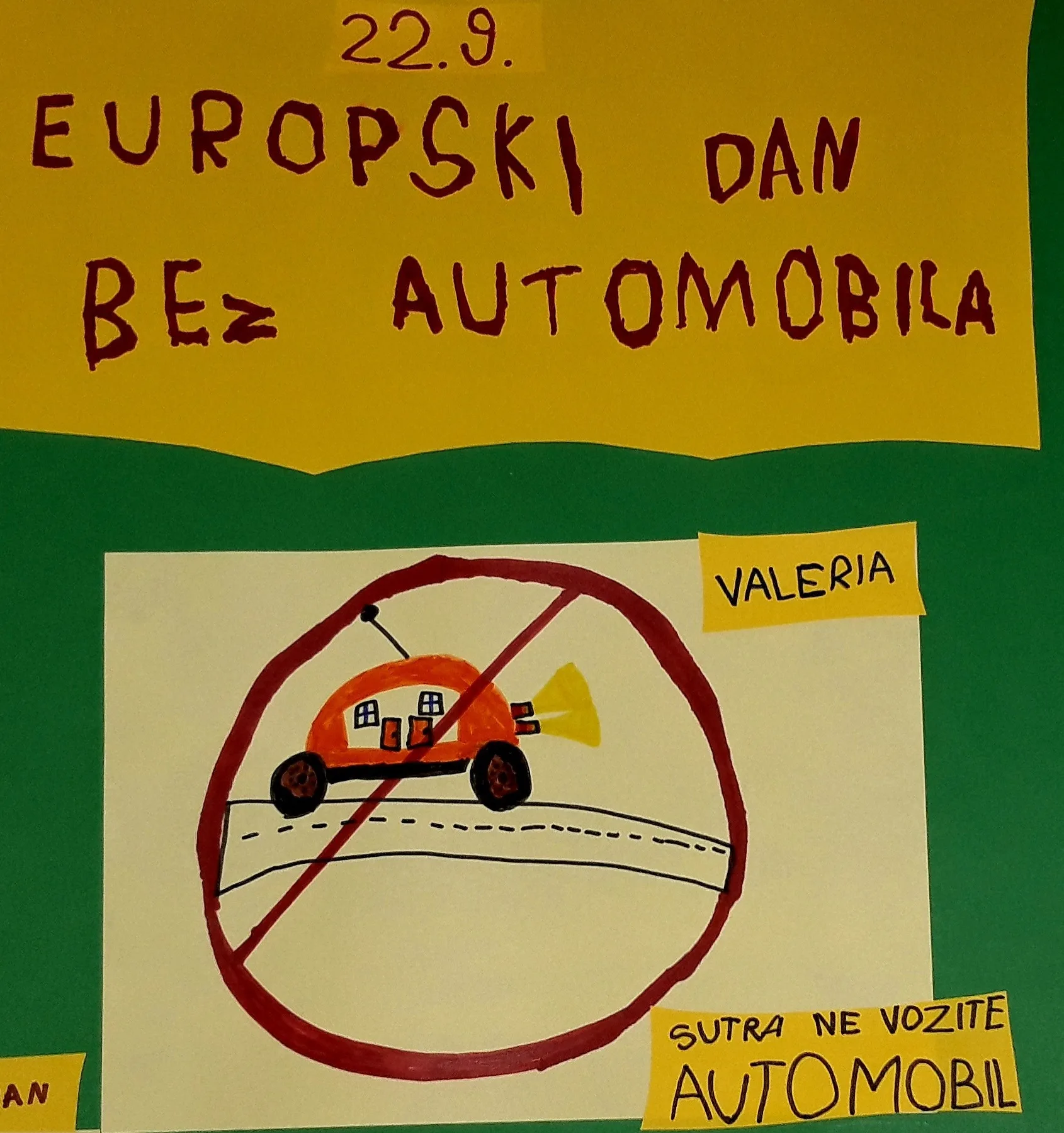 Trenutno pregledavate Europski dan bez automobila – skupina “Bombončići”