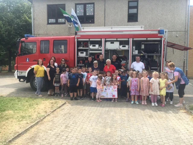 Pročitajte više o članku Održana vatrogasna vježba u Dječjem vrtiću ” Maslačak”